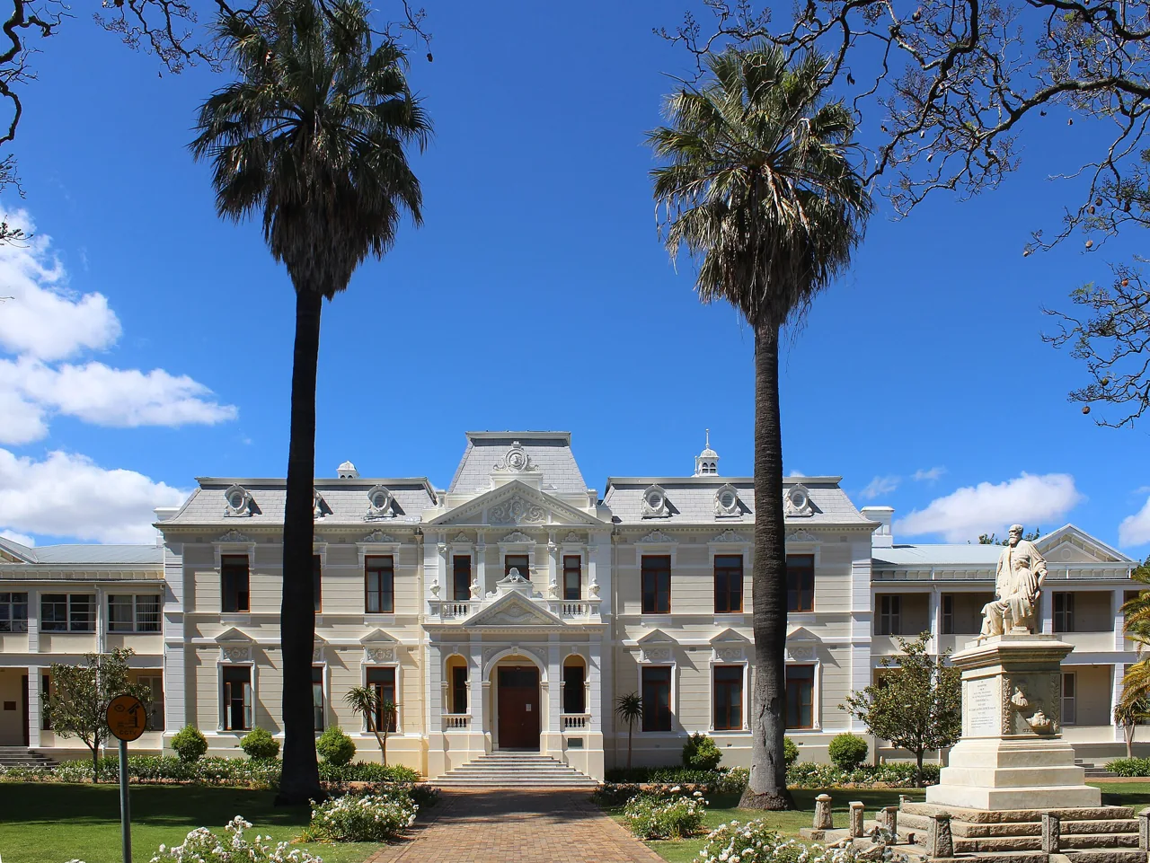 Historic building on Dorp Street in Stellenbosch